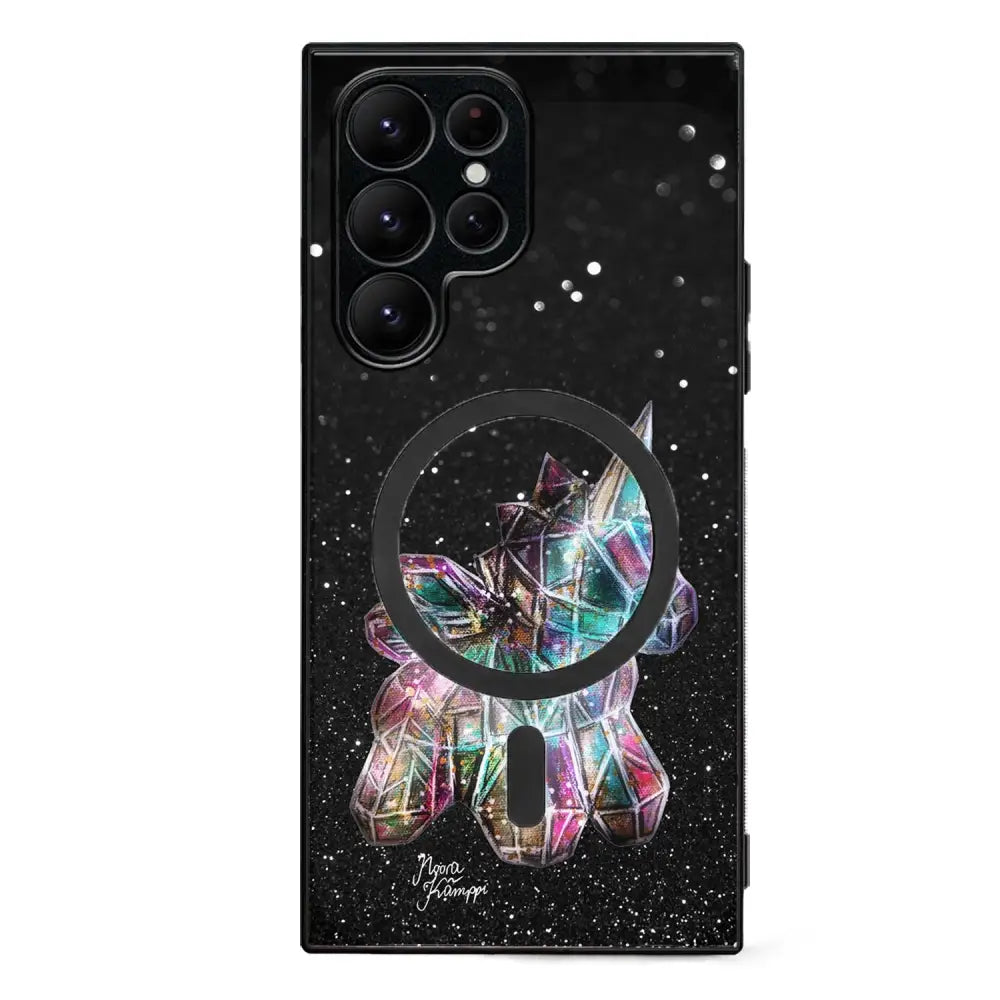 Samsung Galaxy S23 Ultra unicorn suojakuoret - Valkoinen - Noora Kämppi