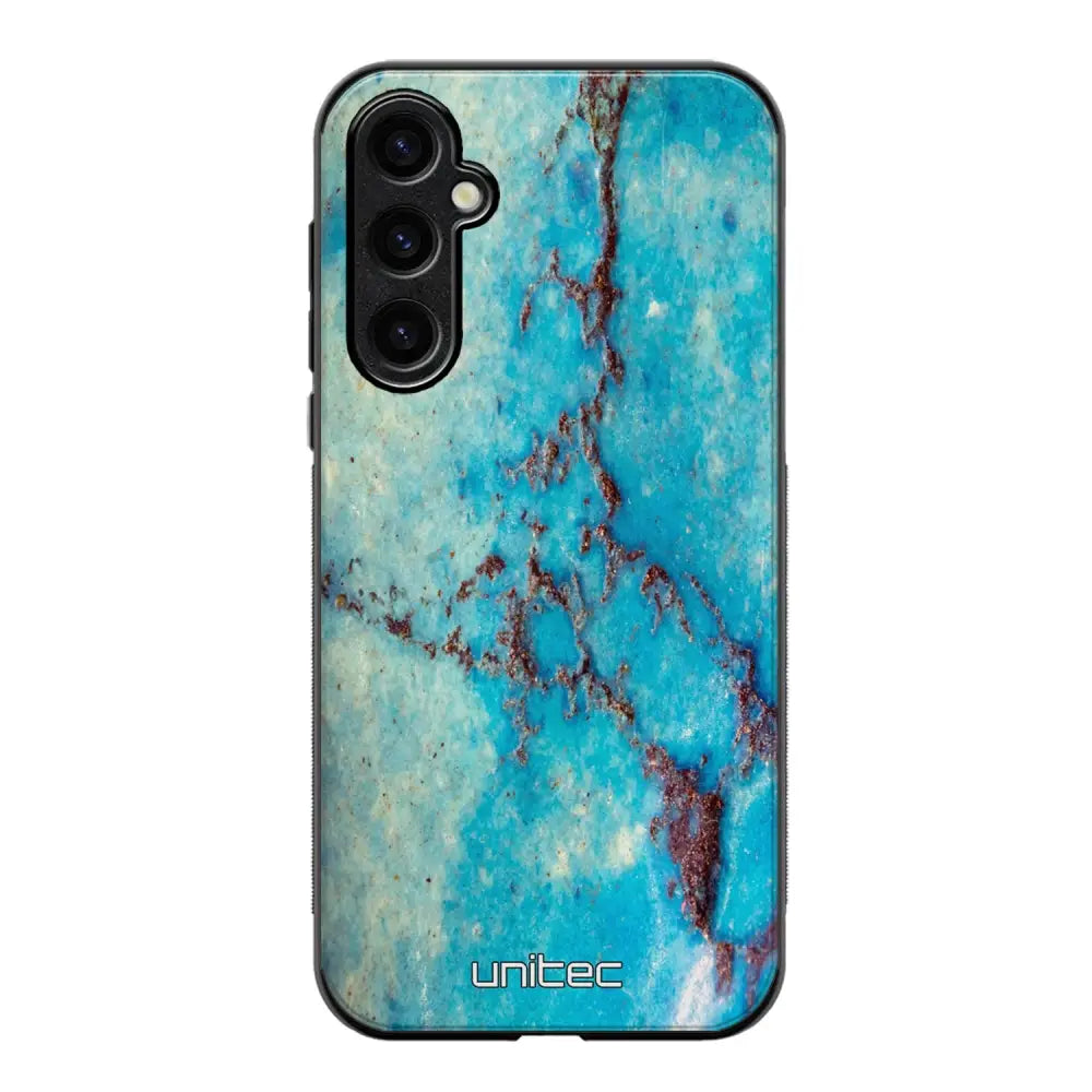 Samsung Galaxy S24 FE marmori suojakuoret - Turquoise Marble - Ei