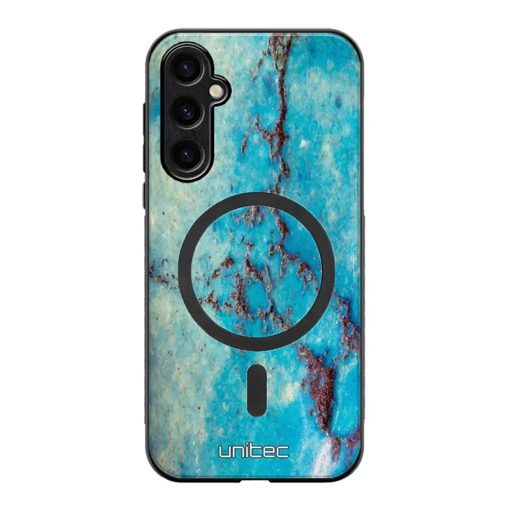 Samsung Galaxy S24 Plus marmori suojakuoret - Turquoise Marble