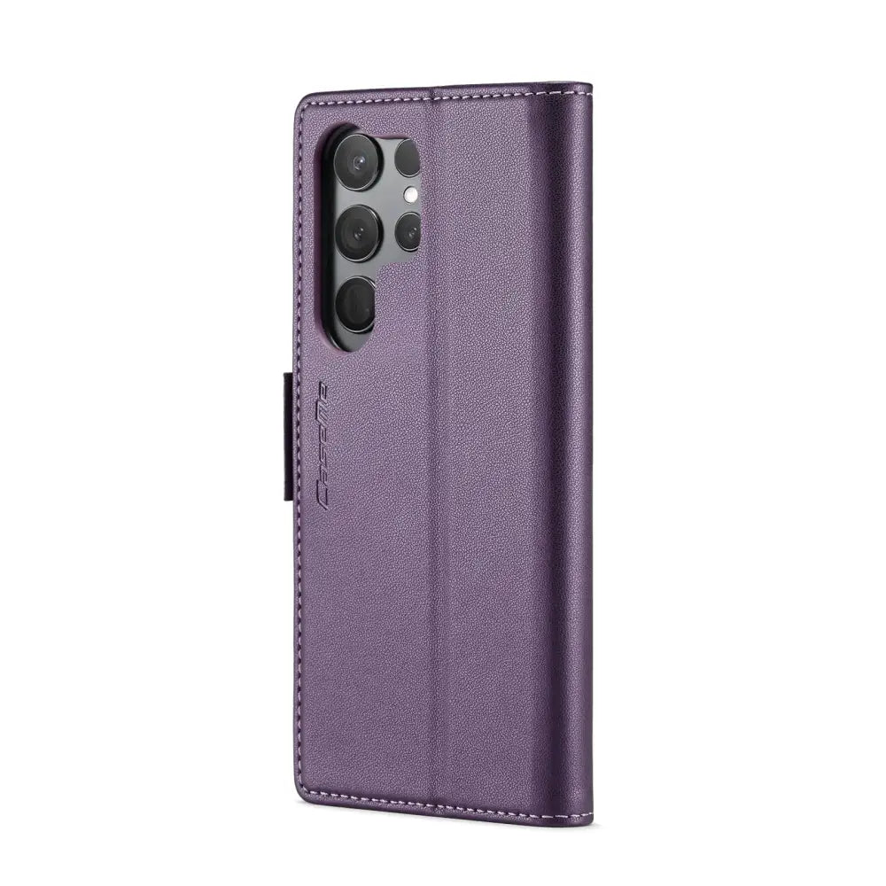 Samsung Galaxy S24 Ultra Lompakko suojakotelo RFID - Violetti - CaseMe