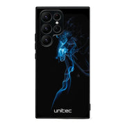 Samsung Galaxy S24 Ultra suojakuoret - Blue Smoke On Black - Ei