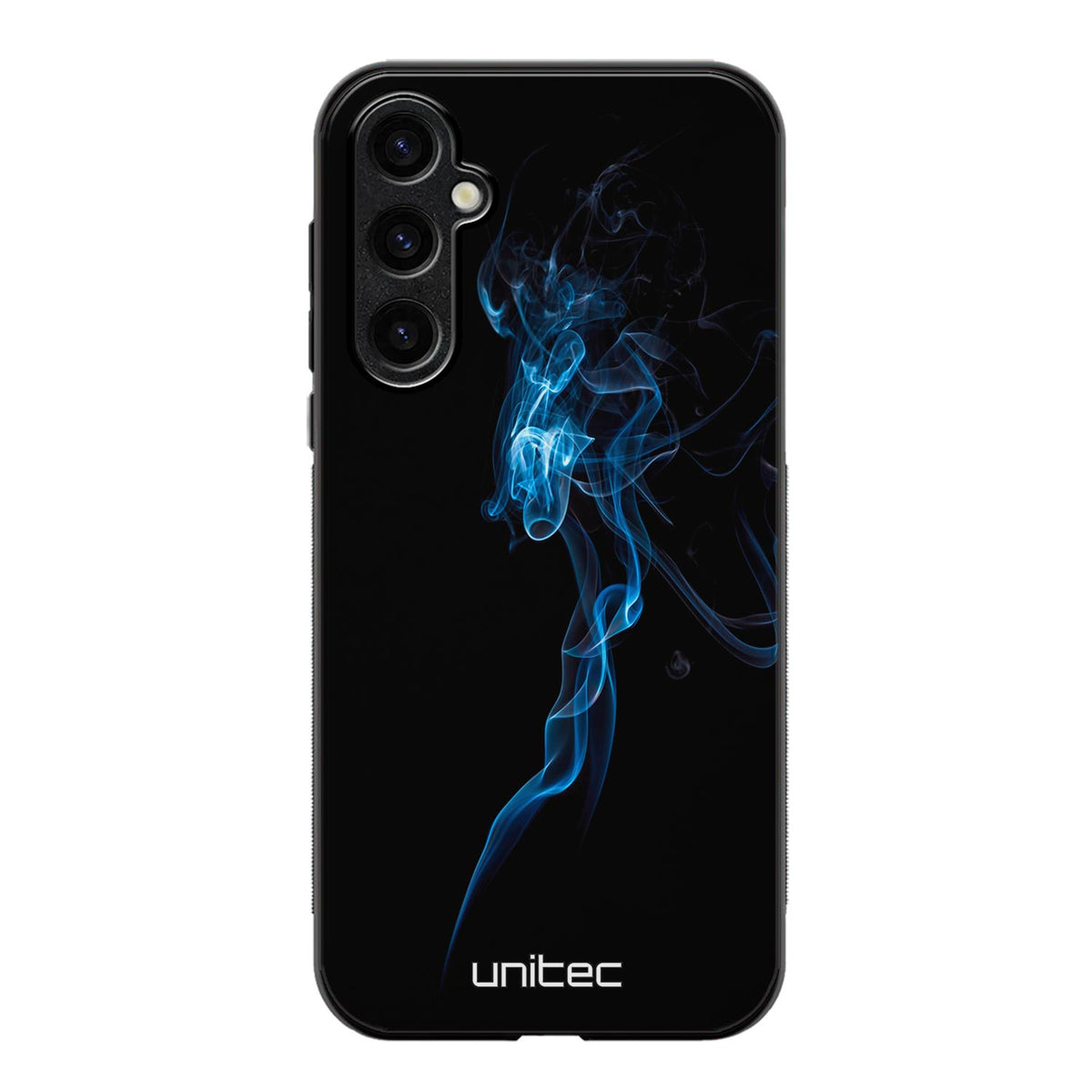 Samsung Galaxy S25 FE suojakuoret - Blue Smoke On Black