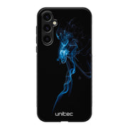Samsung Galaxy S25 FE suojakuoret - Blue Smoke On Black
