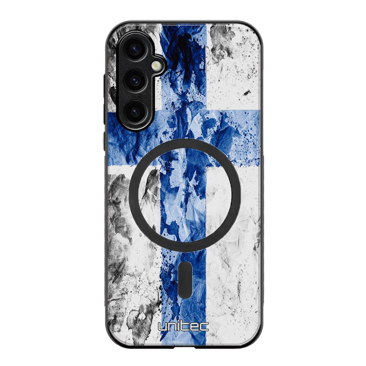 Samsung Galaxy S25 FE suojakuoret - Painted Finnish Flag
