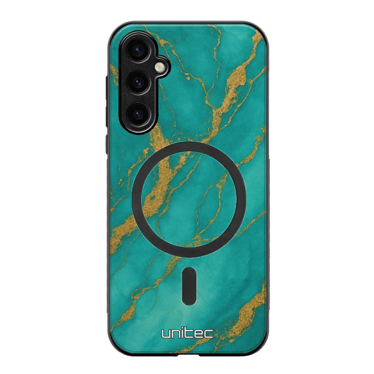 Samsung Galaxy S25 FE Suojakuoret Marmori – Turquoise Gold