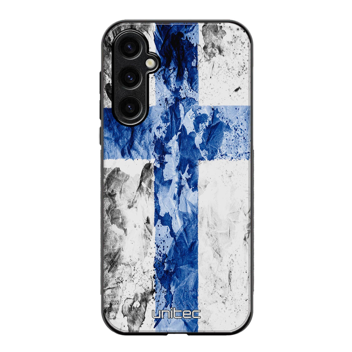 Samsung Galaxy S25 FE suojakuoret - Painted Finnish Flag