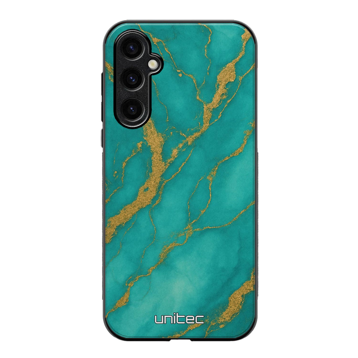 Samsung Galaxy S25 FE Suojakuoret Marmori – Turquoise Gold