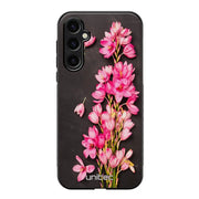 Samsung Galaxy S25 kukka suojakuoret - Pink Flowers - Ei