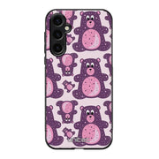 Samsung Galaxy S25 Plus suojakuoret - Purple Teddy Bear - Ei