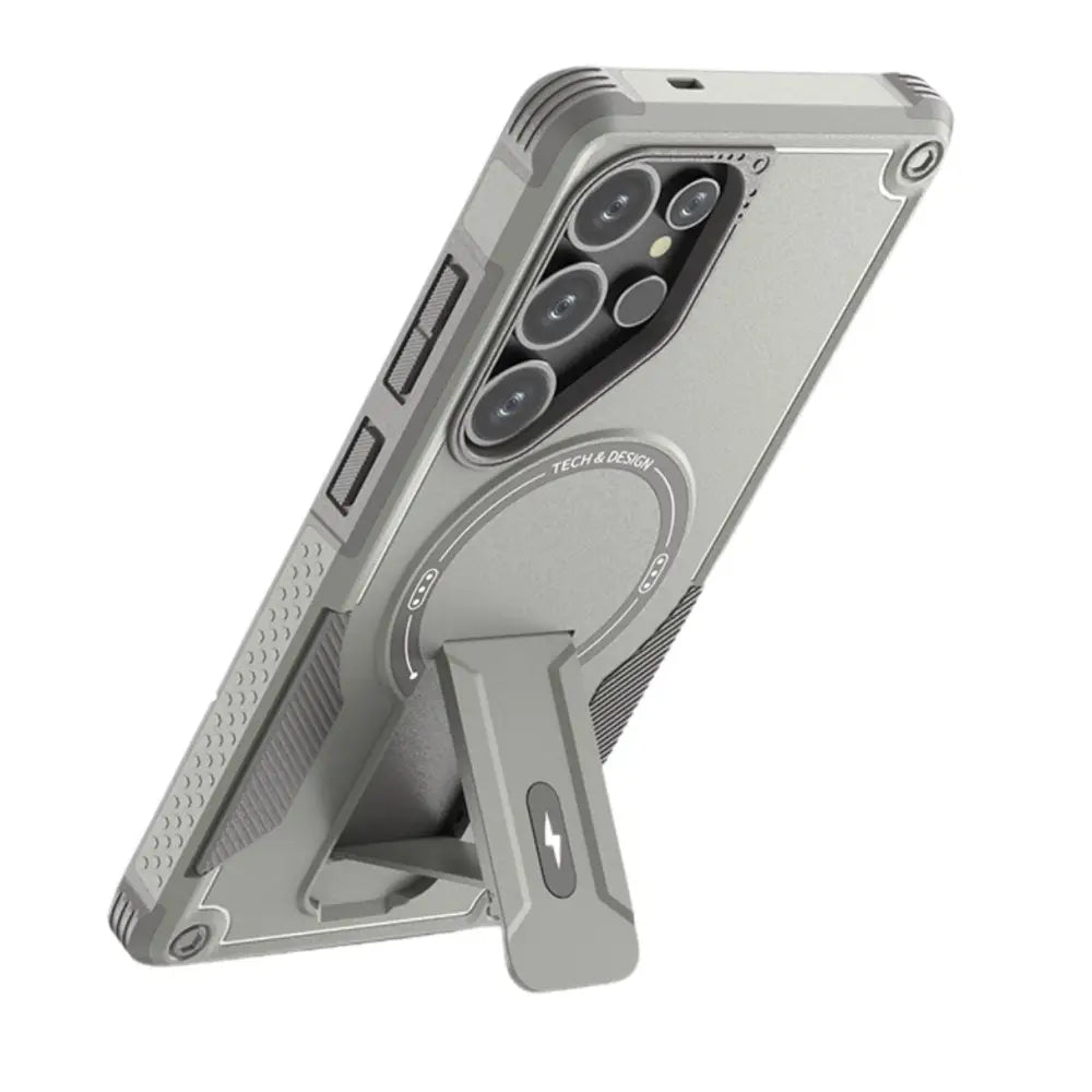 Samsung Galaxy S25 Ultra Armor MagSafe kuoret - Harmaa