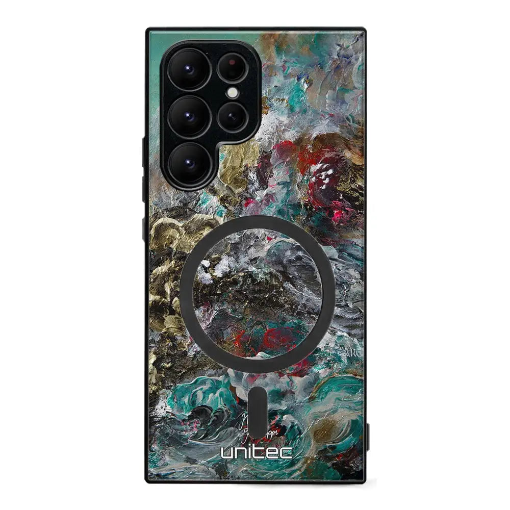 Samsung Galaxy S25 Ultra modern art suojakuoret - Heart Knows - Noora Kämppi