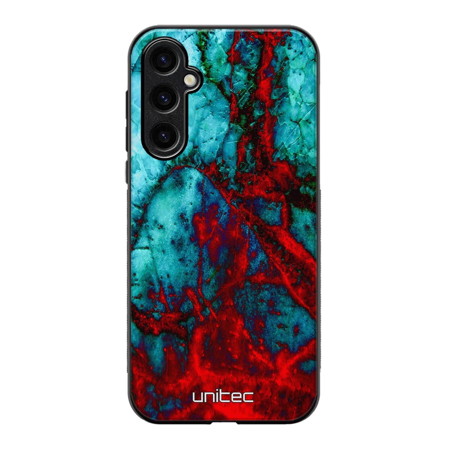 Samsung Galaxy S26 Plus marmori suojakuoret - Blue Red Marble