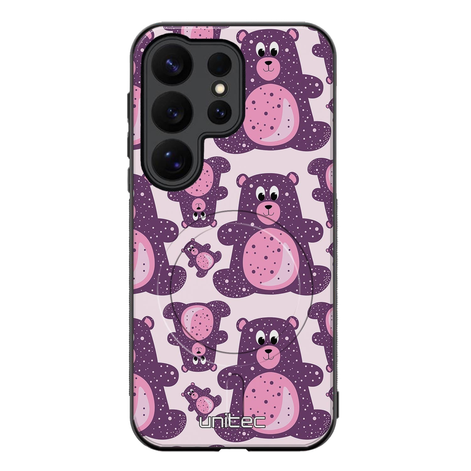 Samsung Galaxy S26 Ultra suojakuoret - Purple Teddy Bear