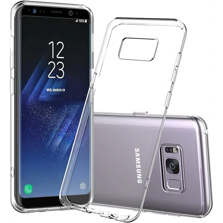Samsung Galaxy S8 Plus Silikonikuori - Läpinäkyvä