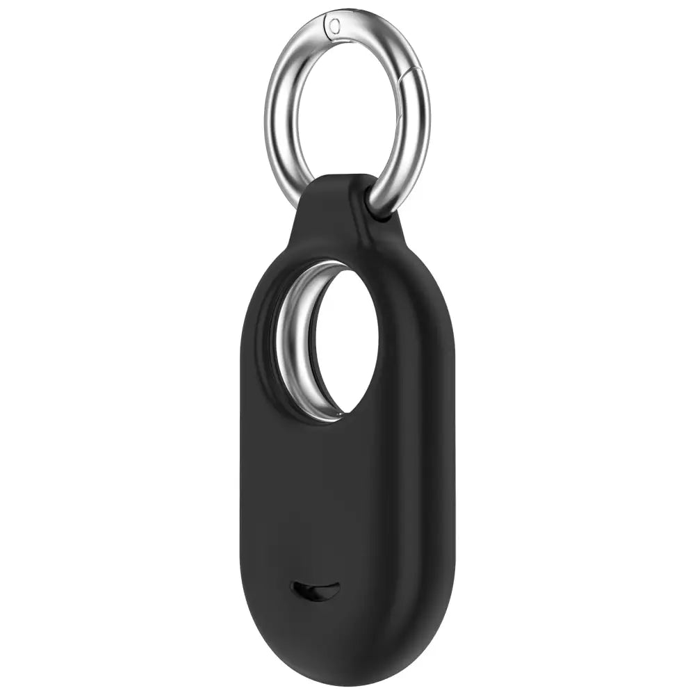 Samsung Galaxy SmartTag 2 Silikonikotelo avaimenperällä - Musta