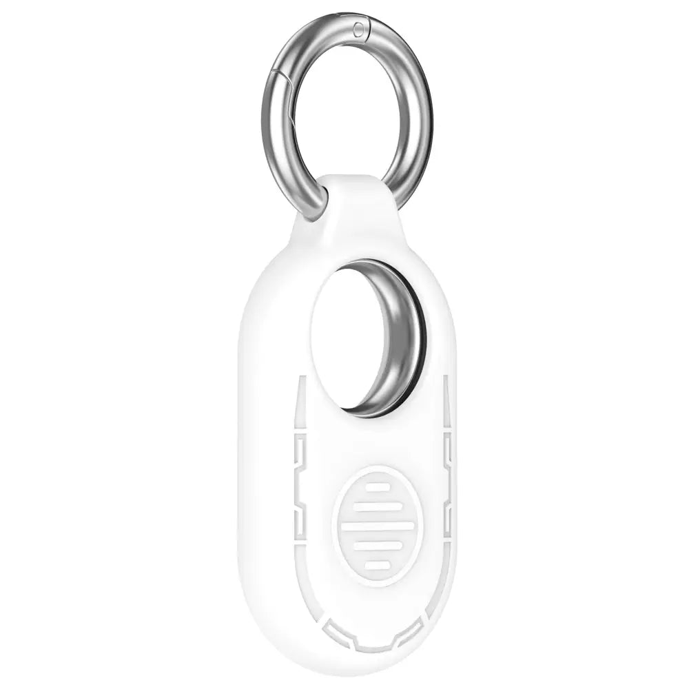 Samsung Galaxy SmartTag 2 Silikonikotelo avaimenperällä - Valkoinen