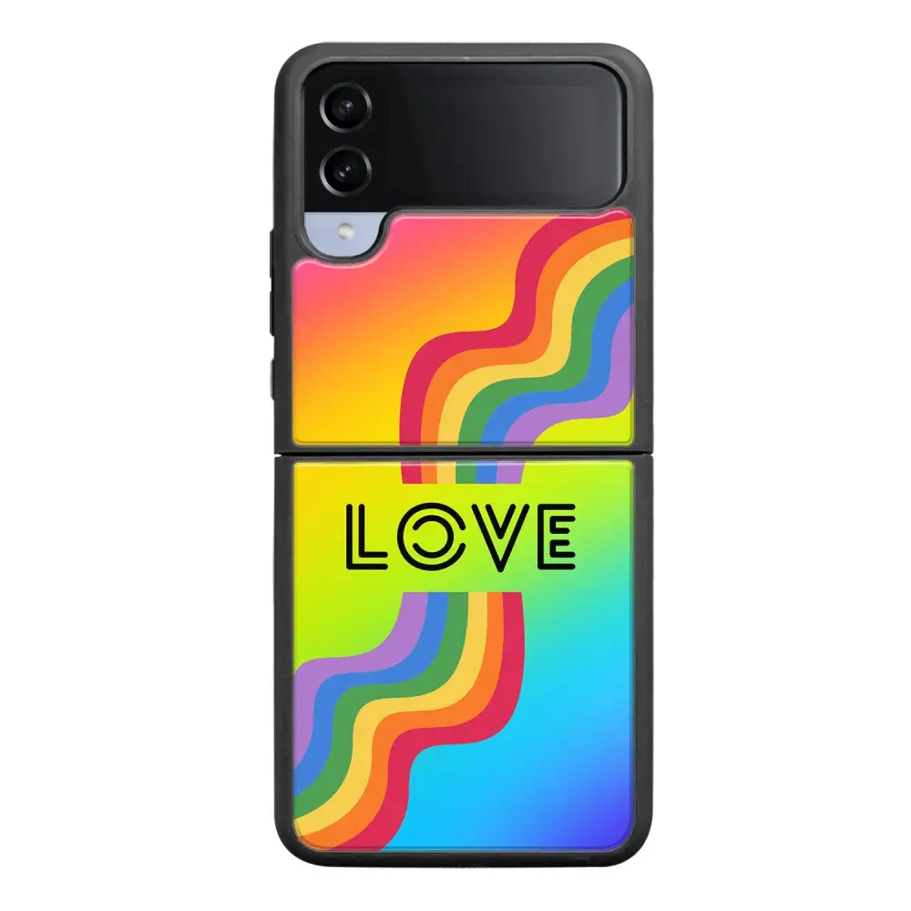 Samsung Galaxy Z Flip 4 pride suojakuoret - Love - Ei