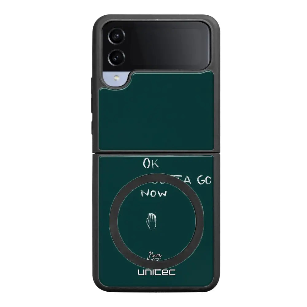 Samsung Galaxy Z Flip 4 surrealistic sadness suojakuoret - Ok I Gotta Go - Noora Kämppi