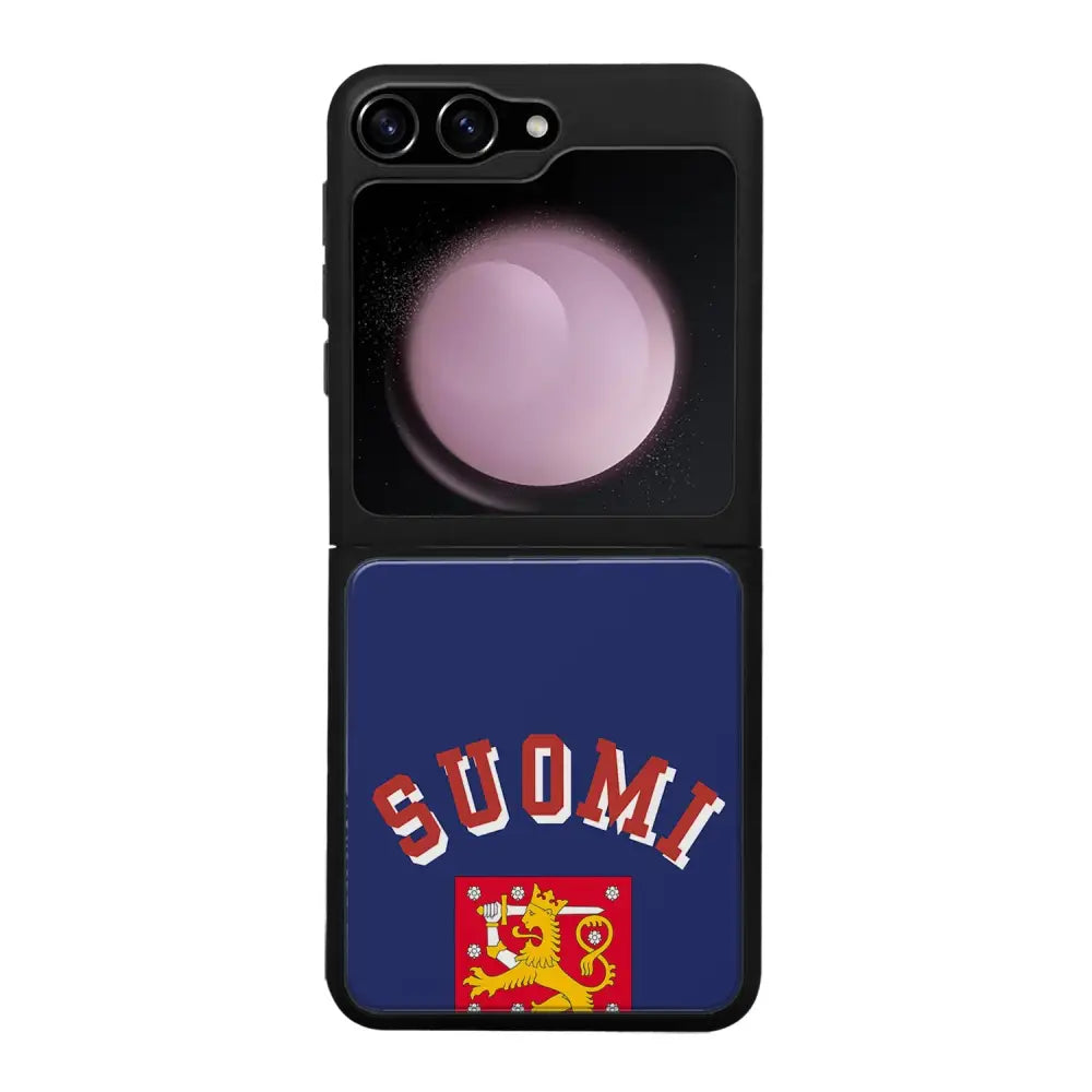 Samsung Galaxy Z Flip 5 jääkiekko suojakuoret - Leijonat Suomi - Ei