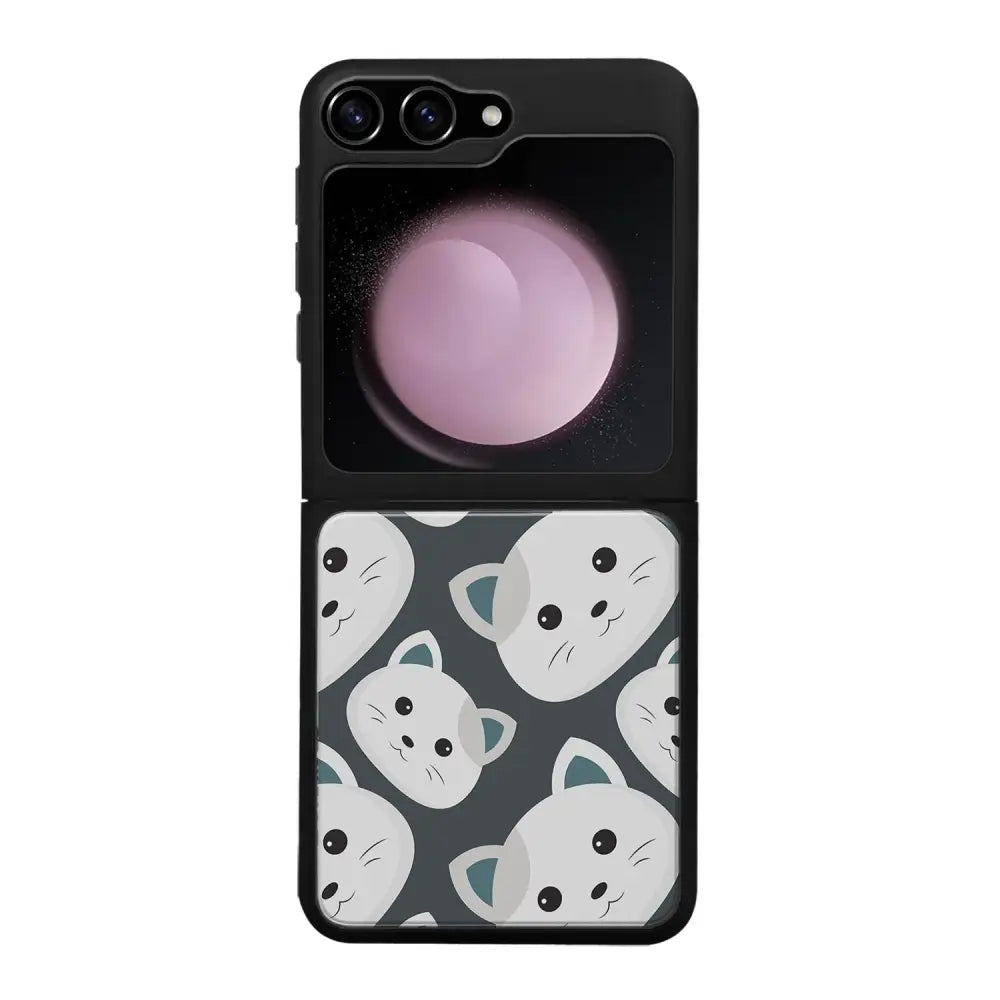 Samsung Galaxy Z Flip 5 kissa suojakuoret - Kittens - Ei