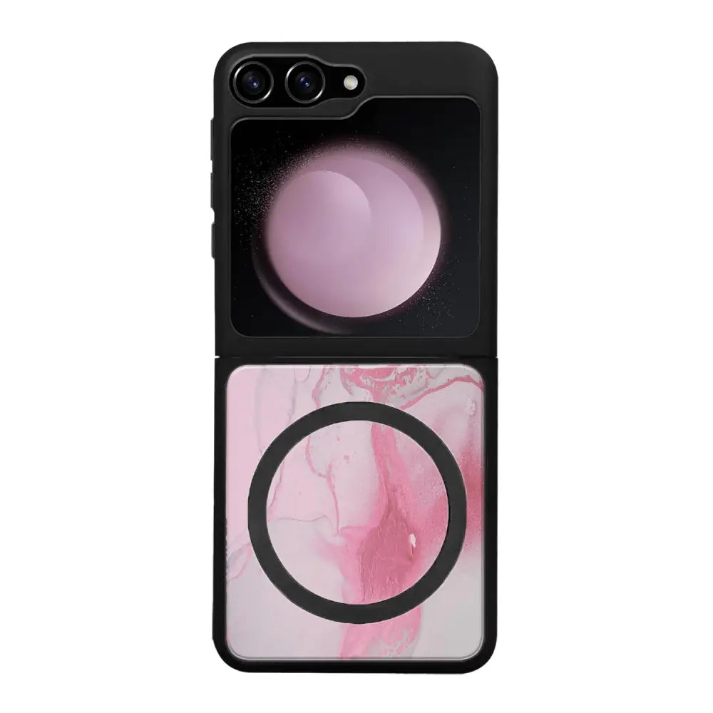 Samsung Galaxy Z Flip 5 marmori suojakuoret - Pink Pok Rie