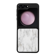 Samsung Galaxy Z Flip 5 marmori suojakuoret - White Marble - Ei