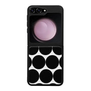 Samsung Galaxy Z Flip 5 pallo suojakuoret - Musta Pallo - Ei