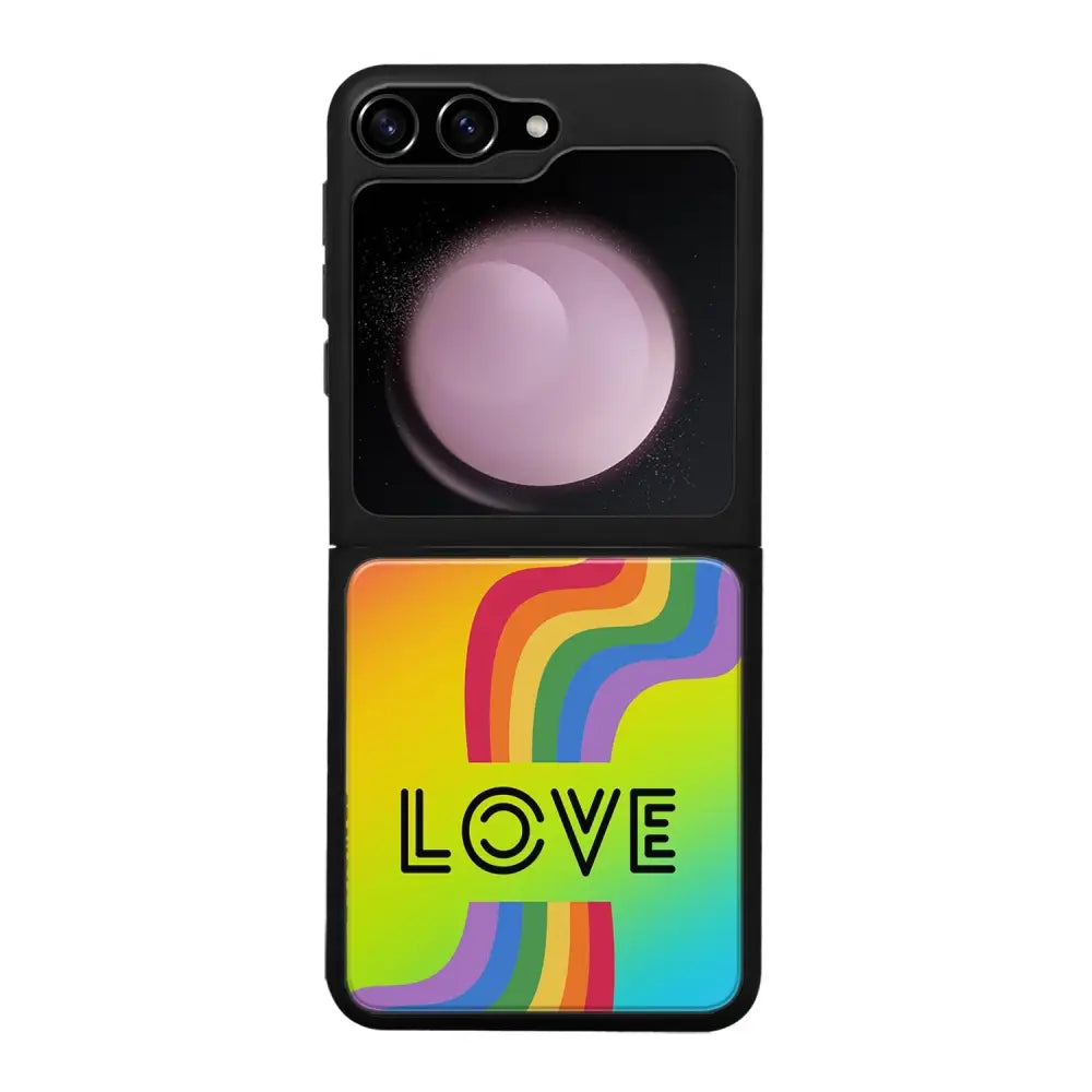 Samsung Galaxy Z Flip 5 pride suojakuoret - Love - Ei