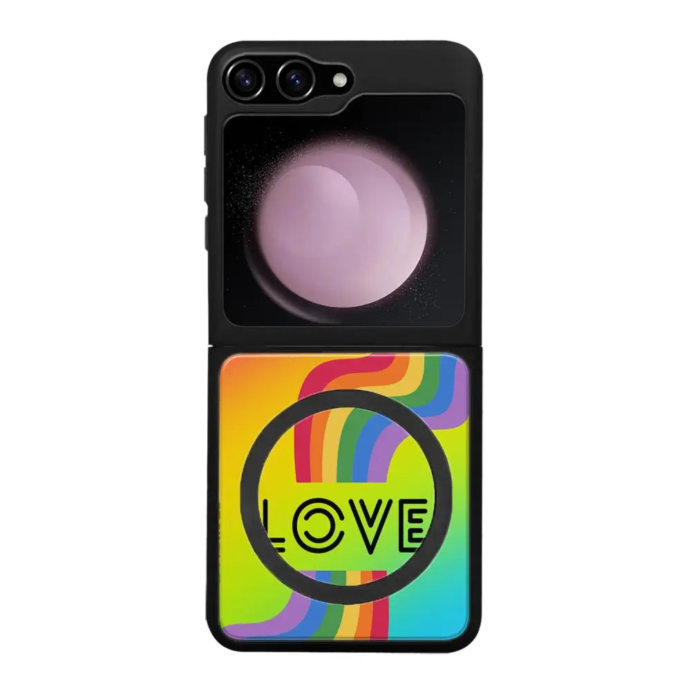 Samsung Galaxy Z Flip 5 pride suojakuoret - Love