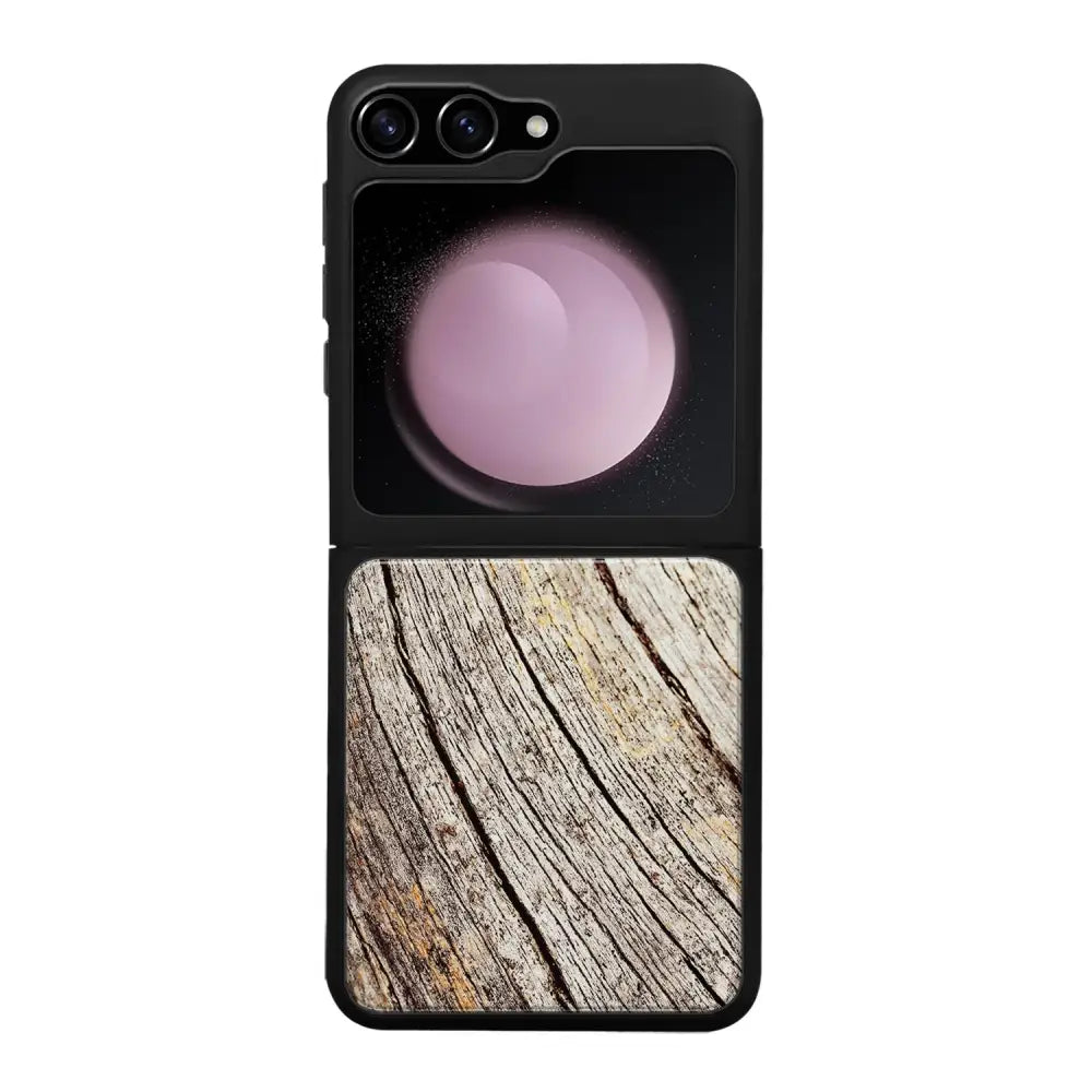 Samsung Galaxy Z Flip 5 suojakuoret - Wooden Stump - Ei