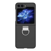 Samsung Galaxy Z Flip 5 Suojakuori Sormuksella - Musta