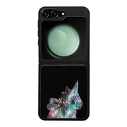 Samsung Galaxy Z Flip 6 unicorn suojakuoret - Musta - Noora Kämppi - Ei