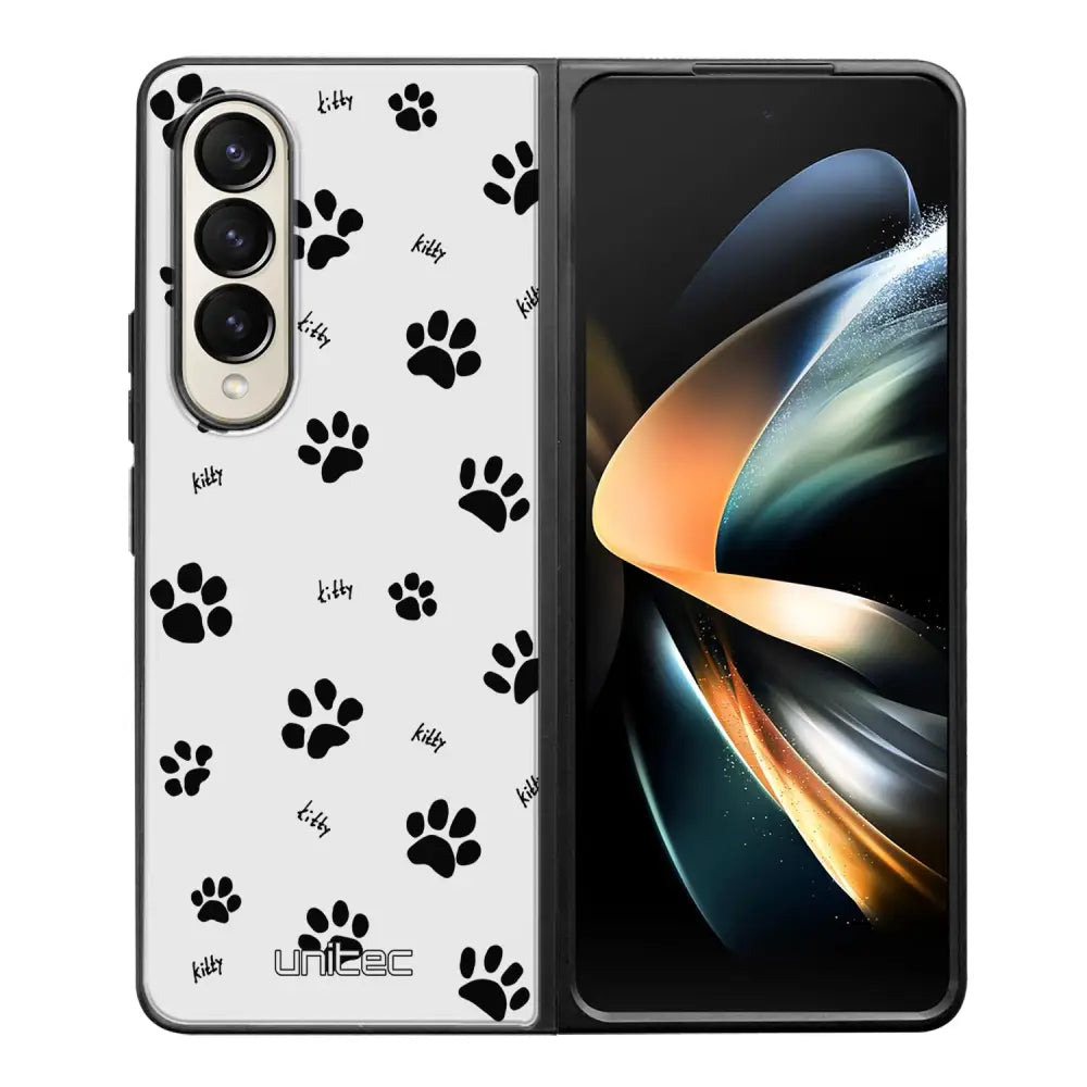 Samsung Galaxy Z Fold 4 kissa suojakuoret - Cat Paws - Ei