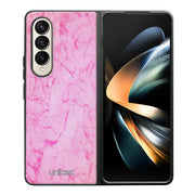 Samsung Galaxy Z Fold 4 marmori suojakuoret - Light Pink Marble - Ei