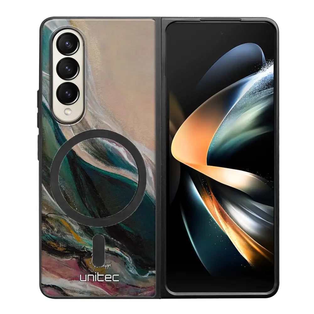 Samsung Galaxy Z Fold 4 modern art suojakuoret - Nudge - Noora Kämppi