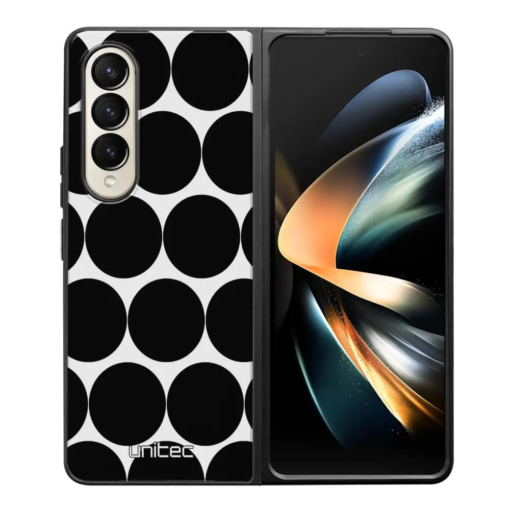 Samsung Galaxy Z Fold 4 pallo suojakuoret - Musta Pallo - Ei