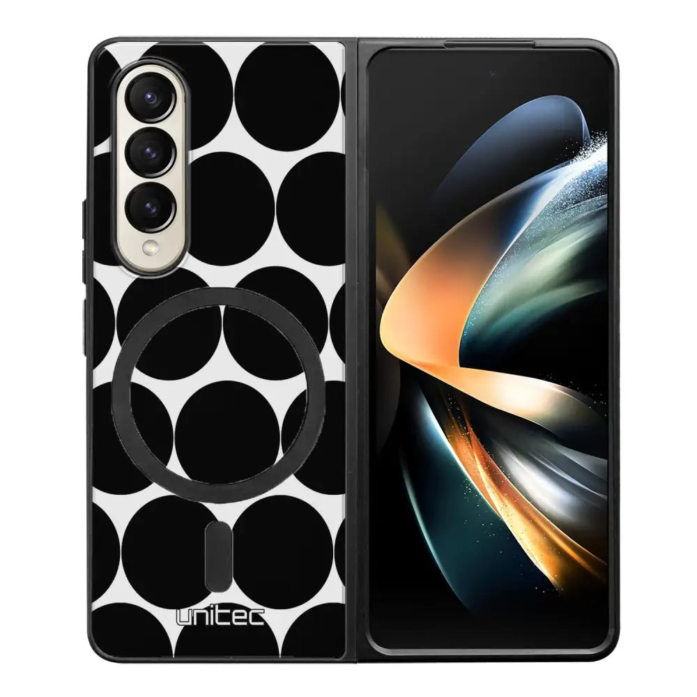 Samsung Galaxy Z Fold 4 pallo suojakuoret - Musta Pallo