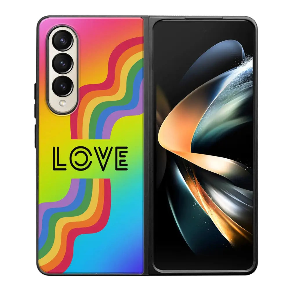 Samsung Galaxy Z Fold 4 pride suojakuoret - Love - Ei