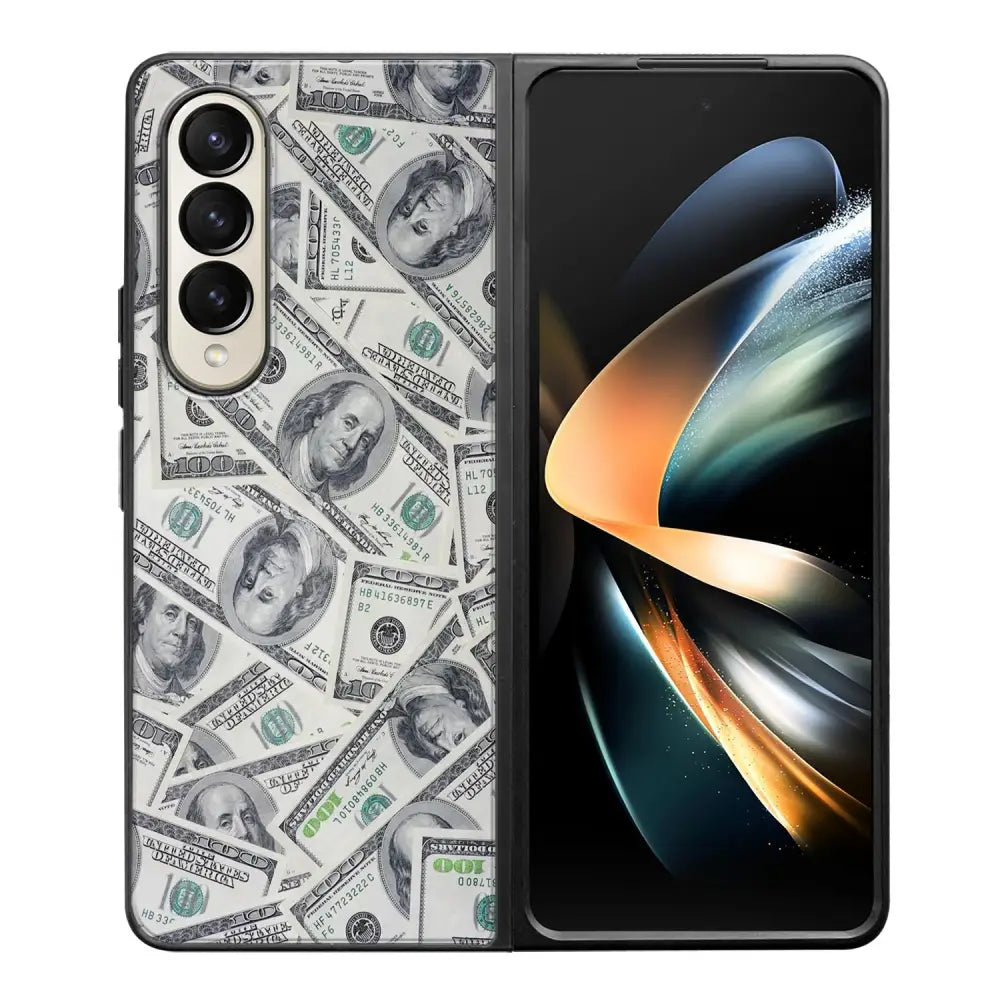 Samsung Galaxy Z Fold 4 seteli suojakuoret - Dollarit - Ei