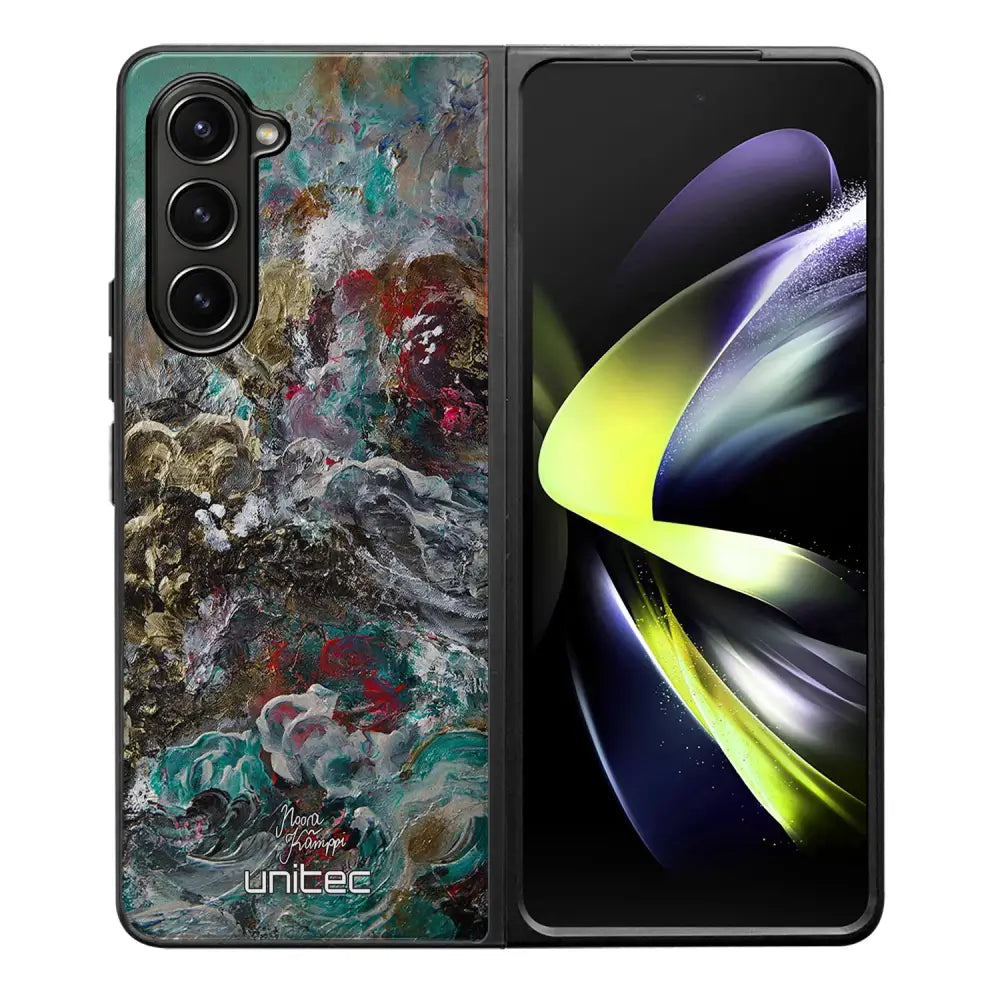 Samsung Galaxy Z Fold 5 modern art suojakuoret - Heart Knows - Noora Kämppi - Ei