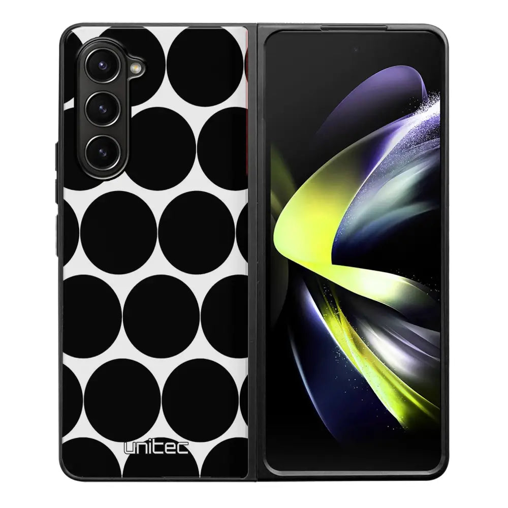 Samsung Galaxy Z Fold 5 pallo suojakuoret - Musta Pallo - Ei