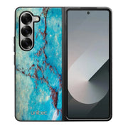 Samsung Galaxy Z Fold 6 marmori suojakuoret - Turquoise Marble - Ei