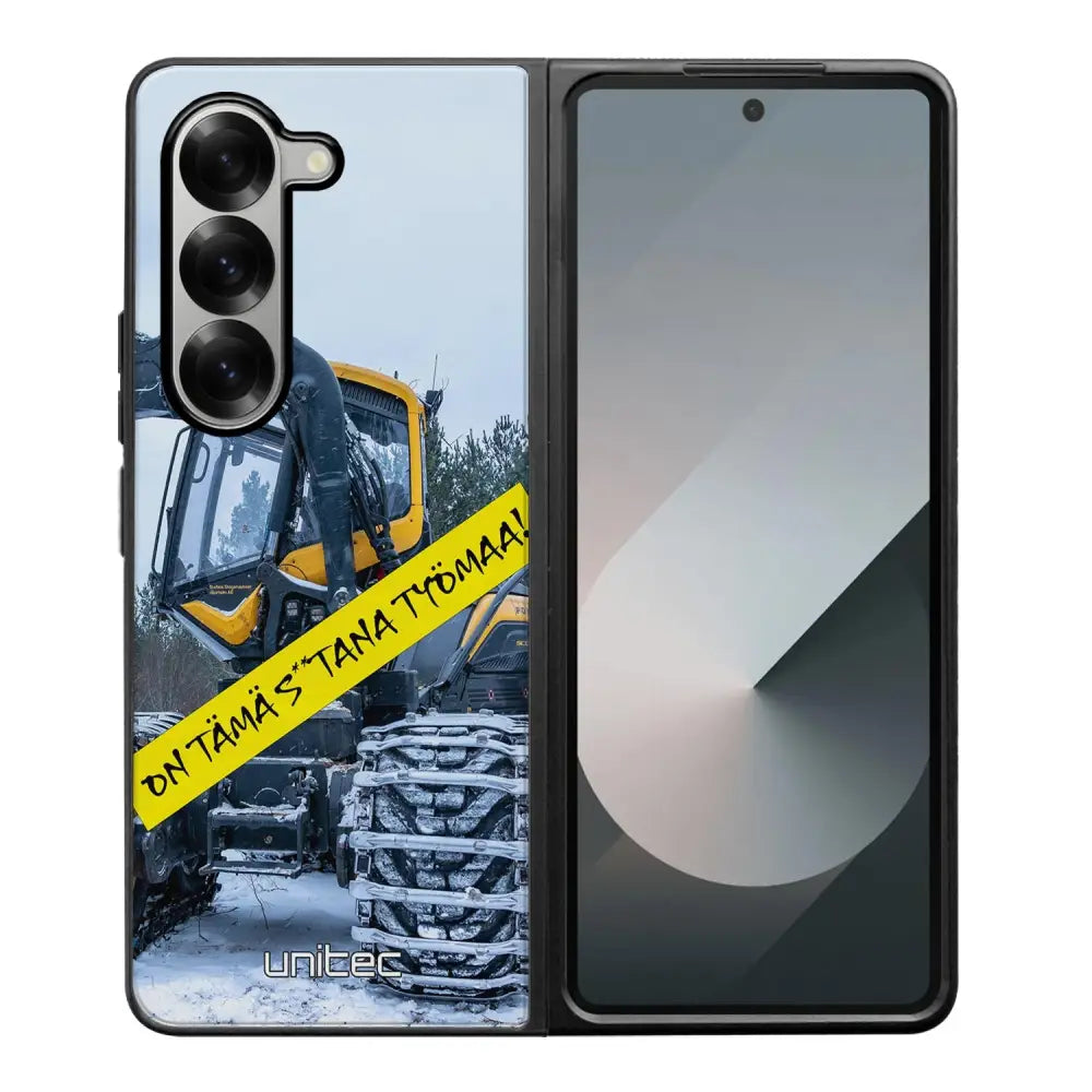 Samsung Galaxy Z Fold 6 meemi suojakuoret - Työmaa - Ei
