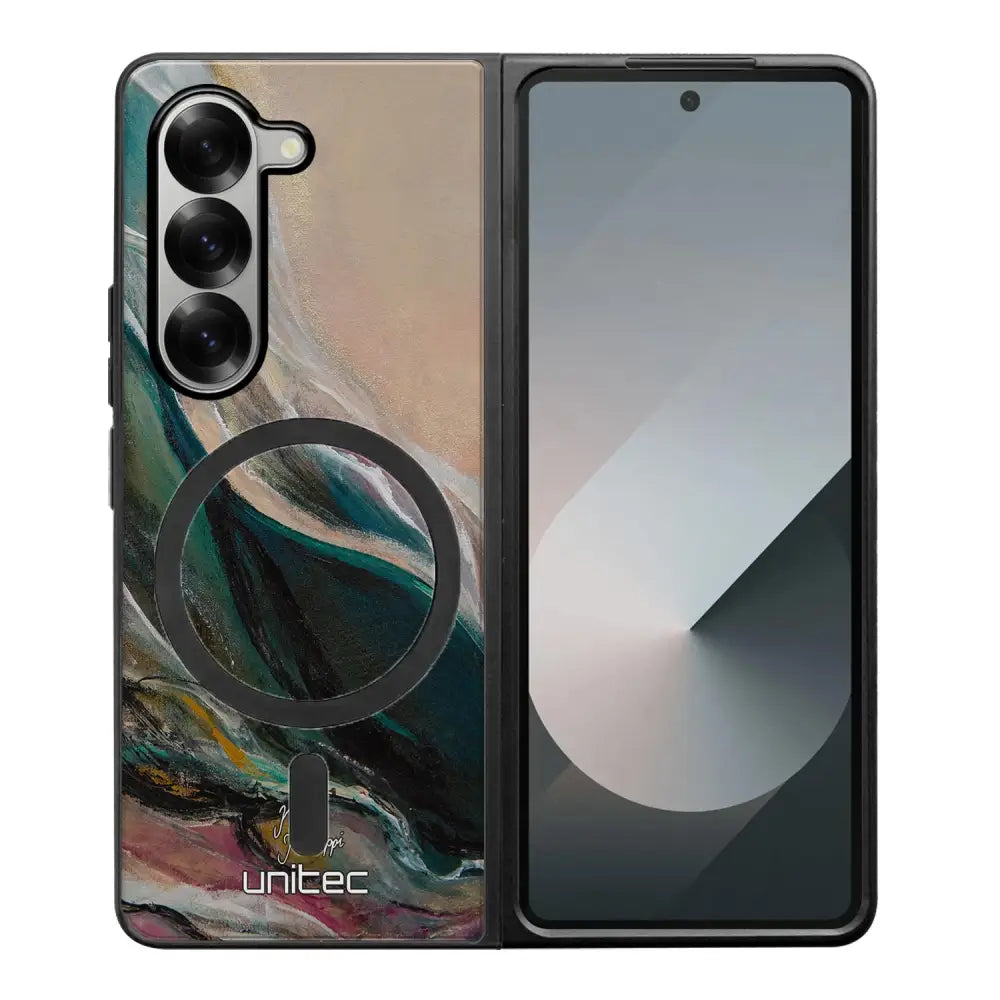 Samsung Galaxy Z Fold 6 modern art suojakuoret - Nudge - Noora Kämppi