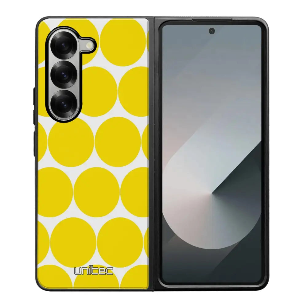 Samsung Galaxy Z Fold 6 pallo suojakuoret - Keltainen Pallo - Ei