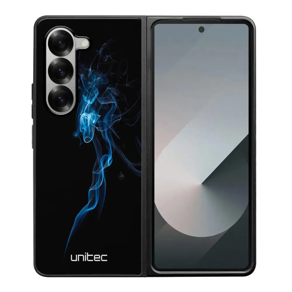 Samsung Galaxy Z Fold 6 suojakuoret - Blue Smoke On Black - Ei