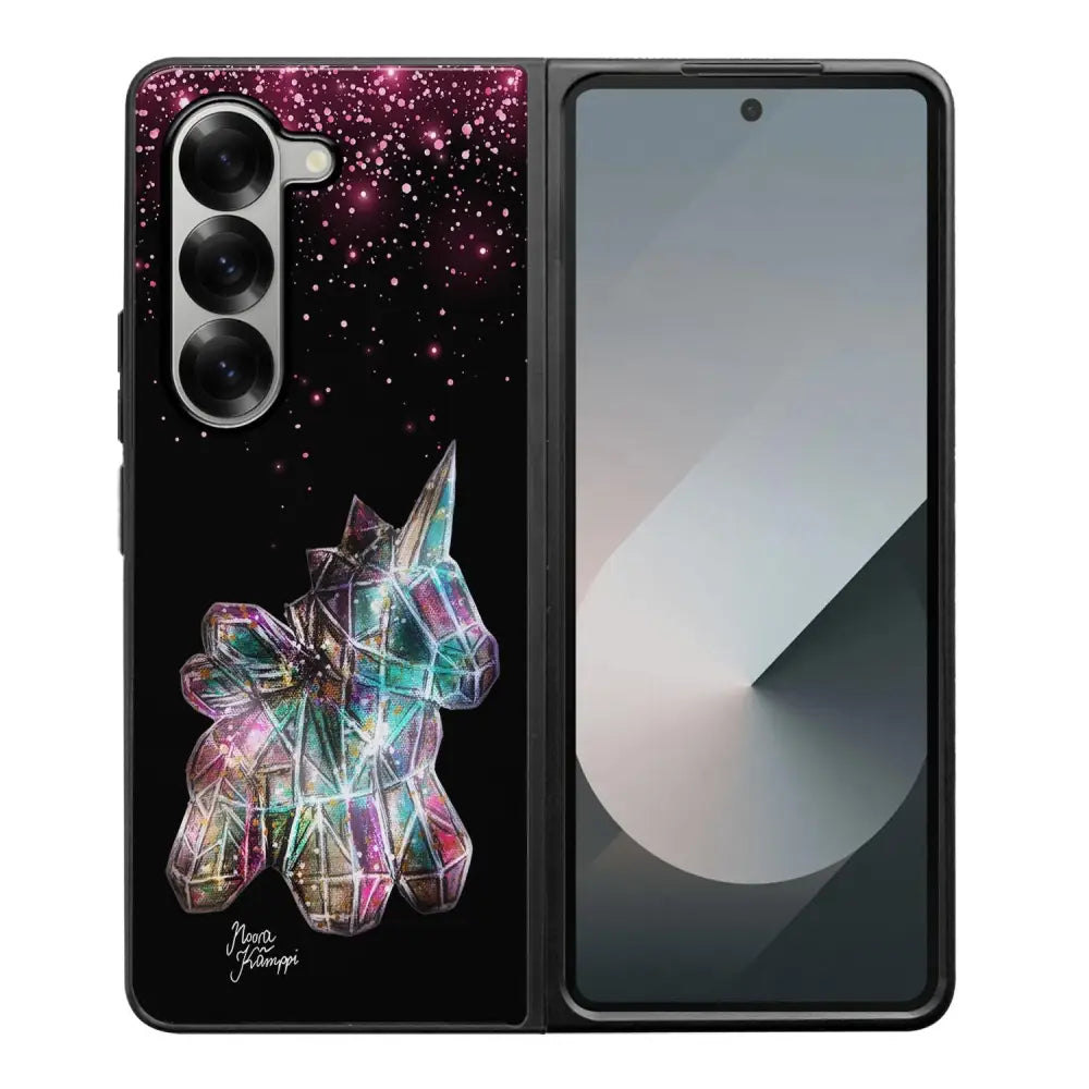 Samsung Galaxy Z Fold 6 unicorn suojakuoret - Pinkki - Noora Kämppi - Ei