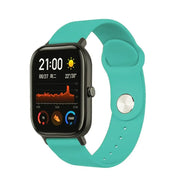 Silikoniranneke 20mm - Vaalean vihreä