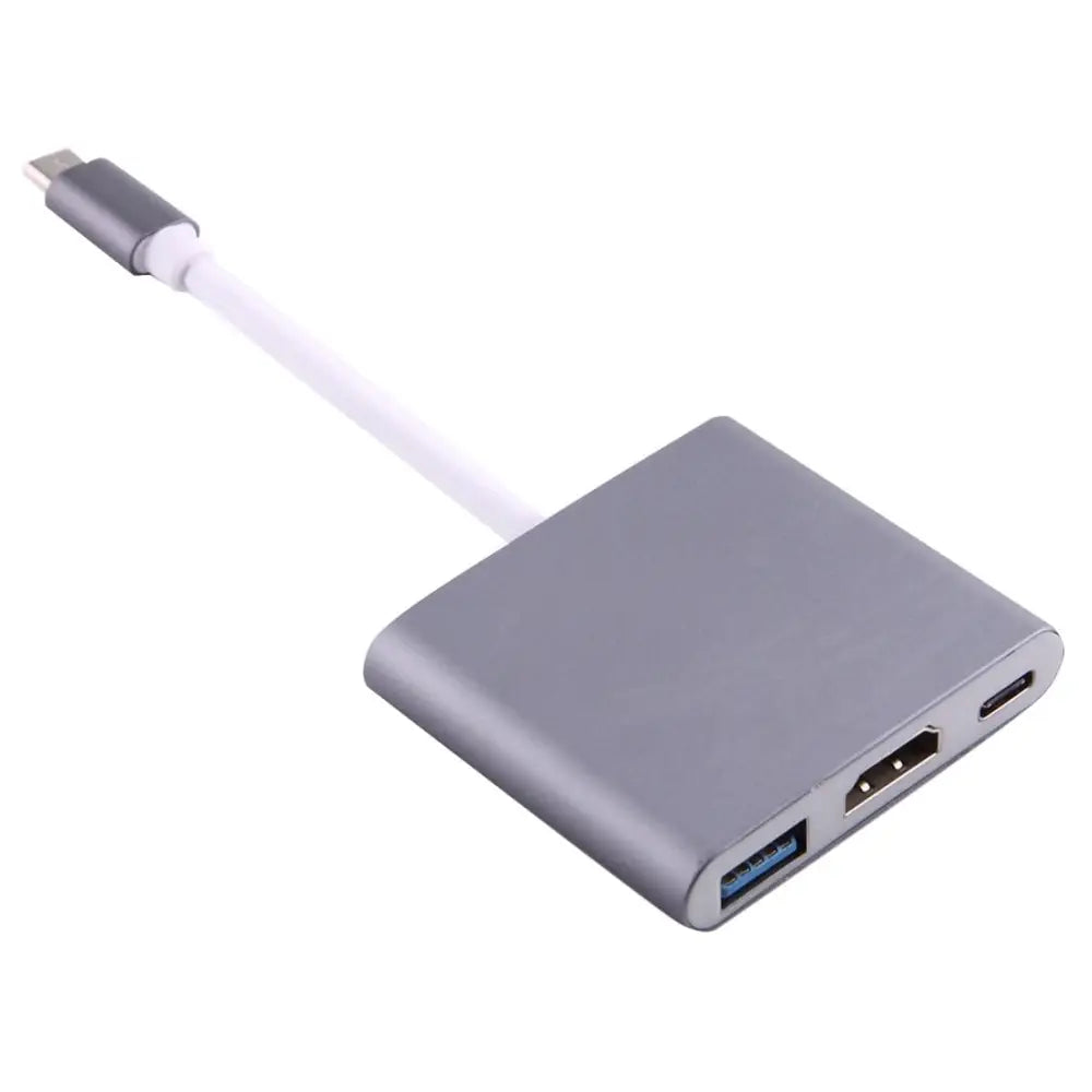 USB-C - HDMI Adapteri + USB-C + USB 3.0