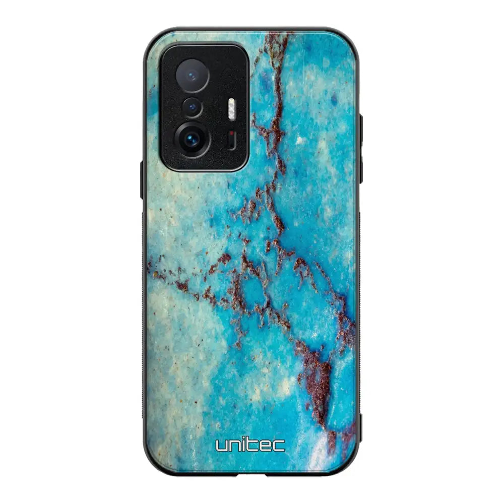 Xiaomi 11T Pro marmori suojakuoret - Turquoise Marble - Ei